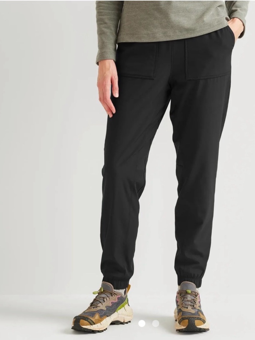 Eddie Bauer Women's Flexion 3.0 Fleece-Lined Pull-On Joggers size 10